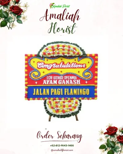 Bunga Papan Congratulation di Lemahabang